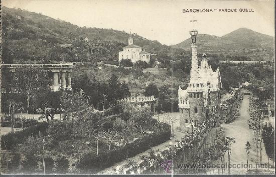 Postales: BARCELONA PARQUE GUELL SIN ESCRIBIR - Foto 1
