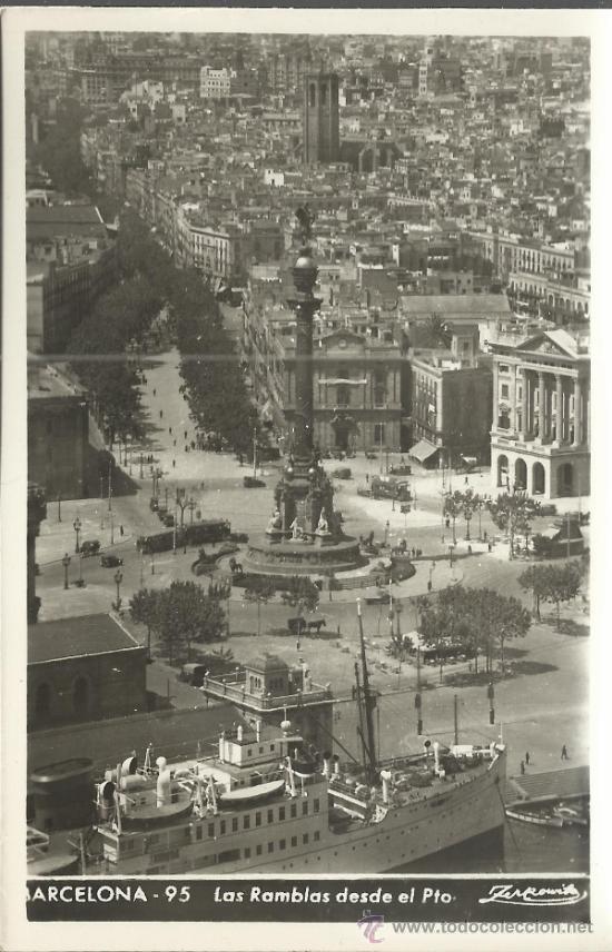 Postales: BARCELONA RAMBLAS SIN ESCRIBIR - Foto 1
