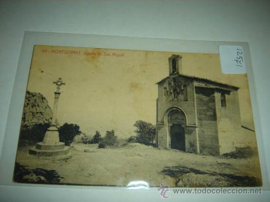 Postales: Postal antigua fotograf&iacute;a de Montserrat - Ermita de San Miguel