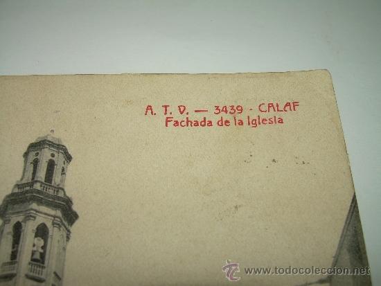 Postales: ANTIGUA POSTAL..........CALAF - Foto 2