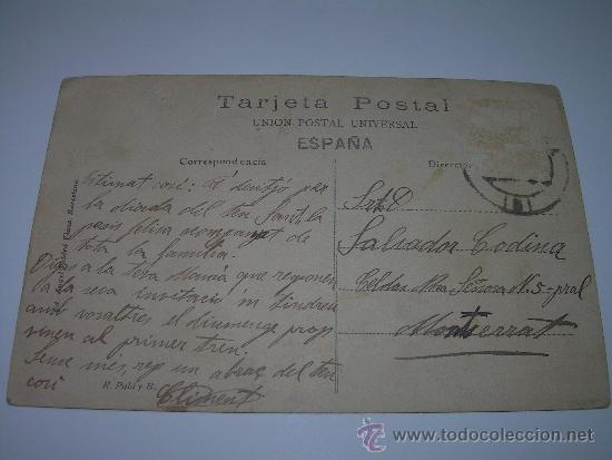 Postales: ANTIGUA POSTAL..........CALAF - Foto 3