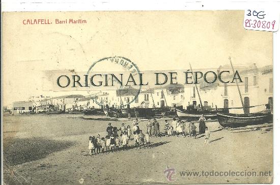 Postcards: (PS-30809)POSTAL DE CALAFELL-BARRI MARITIM