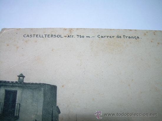 Postales: ANTIGUA POSTAL......CASTELLTERSOL - Foto 3
