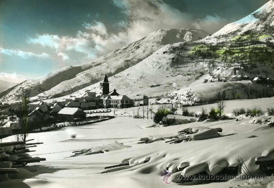 Postales: VALLE DE ARAN-SALARDU (LLEIDA).- VISTA PARCIAL.- EDICIONES SICILIA N&ordm; 40.- FOTOGRAFICA.