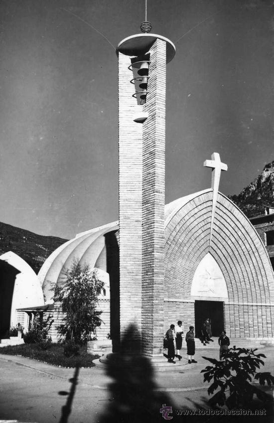 Postales: PONT DE SUERT (LLEIDA).- IGLESIA NUEVA.- EDICIONES  SICILIA N&ordm; 18.- FOTOGRAFICA.