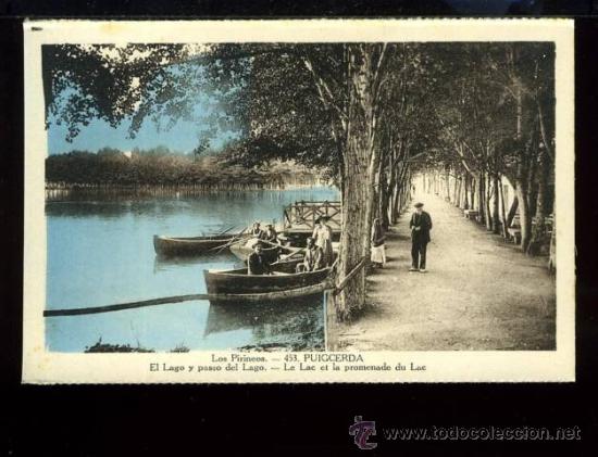 Postales: a02015 Puigcerda - El Lago Y Paso De Lago - Sin Editor N&ordm;453