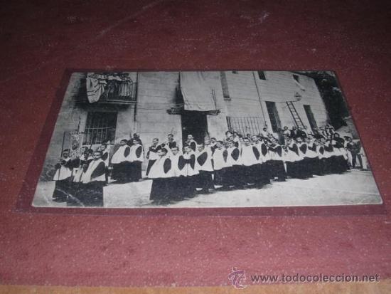 Postcards: MONTSERRAT - EL ROSARI - PATACOTS - L. ROCA POSTAL CIRCULADA 1915 - 14X9 CM.