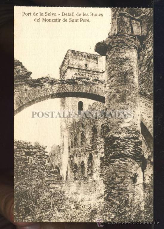 Postales: a02338 Port De La Selva - Detall De Les Runes Del Monestir De Sant Pere - Guilera