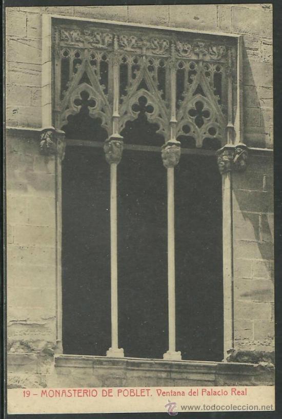 Postales: MONASTERIO DE POBLET. THOMAS N&ordm; 19. SIN CIRCULAR. - Foto 1