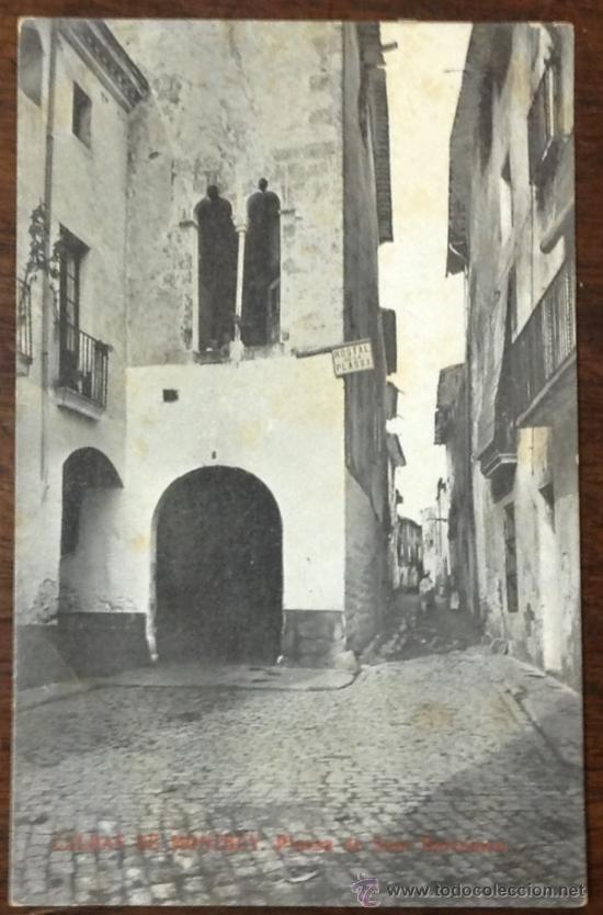 Postcards: CALDAS DE MONTBUY. PLASSA DE SANT BARTOMEU. (Ed. M. Dur&aacute;n y Cia)