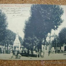 Postales: POSTAL CIRCULADA BARCELONA UPU Nº 38 PLAZA DE PALACIO 1905