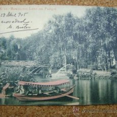 Postales: POSTAL CIRCULADA BARCELONA UPU Nº 22 LAGO DEL PARQUE 1905