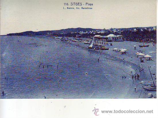 Postales: sitges - playa - Foto 1