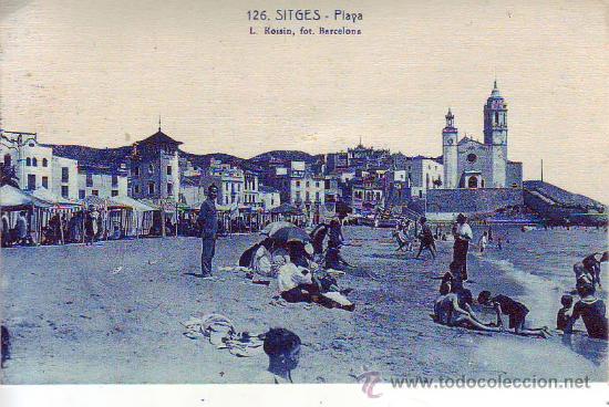 Postales: sitges - playa - Foto 1