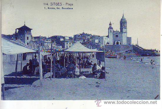 Postales: sitges - playa - Foto 1