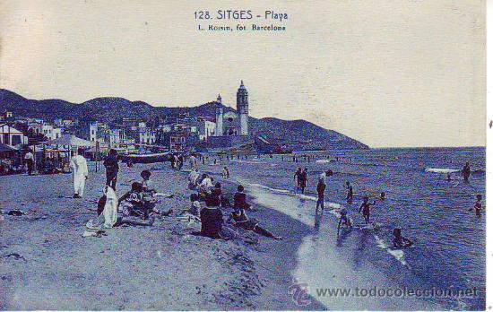 Postales: sitges - playa - Foto 1
