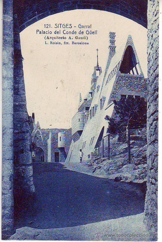 Postales: sitges - garaf - palacio del conde de g&uuml;ell - Foto 1