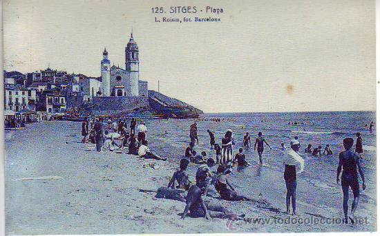 Postales: sitges - playa - Foto 1