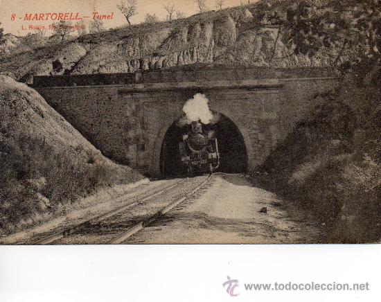 Postales: martorell. 8.- tunel. roisin - Foto 1