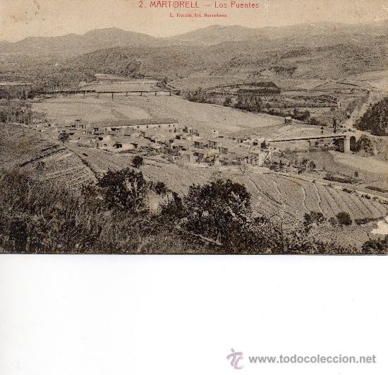 Postales: martorell. 2.- los puentes. roisin - Foto 1