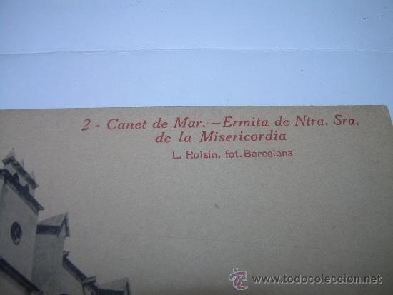 Postales: ANTIGUA POSTAL......CANET DE MAR. - Foto 2