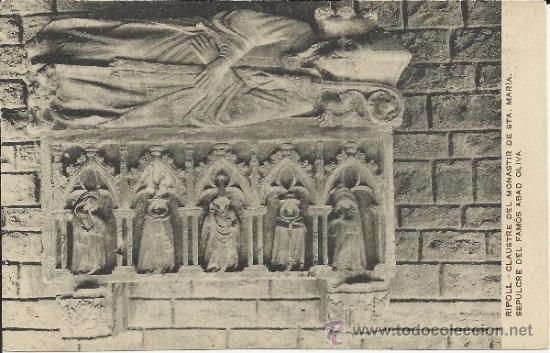 Postales: GIRONA MONASTERIO DE RIPOLL - Foto 1