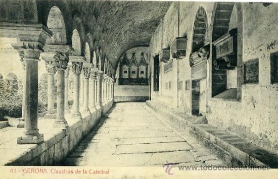 Postales: 41. GERONA. CLAUSTROS DE LA CATEDRAL. - Foto 1