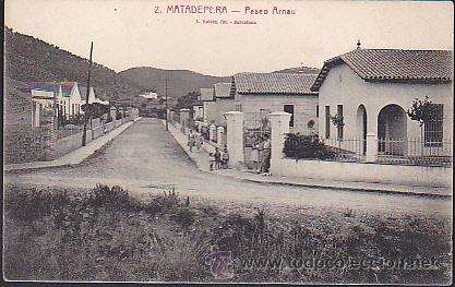 Postales: POSTAL MATADEPERA PASAEO ARNAU - Foto 1