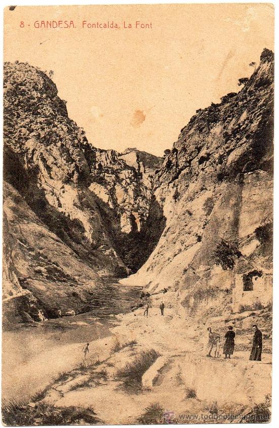 Postales: GANDESA, FONTCALDA, LA FONT - Foto 1