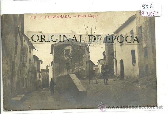 Postcards: (PS-31054)POSTAL FOTOGRAFICA DE LA GRANADA-PLAZA MAYOR