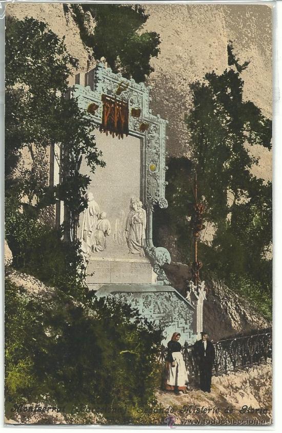 Postcards: MONTSERRAT.-SEGUNDO MISTERIO DE GLORIA.-EDICIONES PURGER&CO. N&ordm; 3015