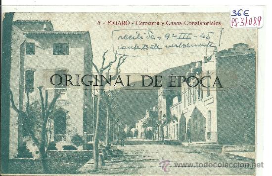 Postcards: (PS-31089)POSTAL DE FIGARO-CARRETERA Y CASAS CONSISTORIALES
