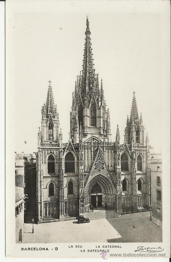 Postales: BARCELONA CATEDRAL SIN ESCRIBIR - Foto 1