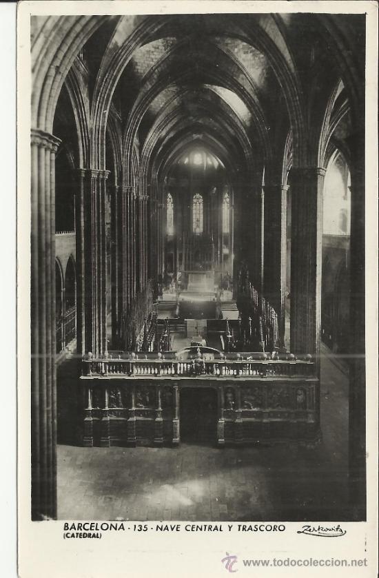 Postales: BARCELONA CATEDRAL SIN ESCRIBIR - Foto 1