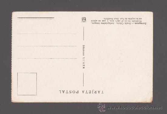 Postales: Zaragoza -  Santo Cristo - Postal de Ediciones Luker - Foto 2