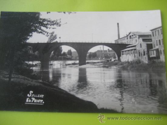Postales: Sallent. El Pont. Postal sin circular - Foto 1