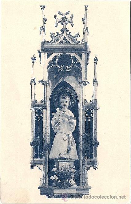Postales: 6090H -COLEGIO DE MARIA AUXILIADORA -BARCELONA ( IMAGEN DEL NI&Ntilde;O JES&Uacute;S SALVADO DE LA QUEMA EN 1909)