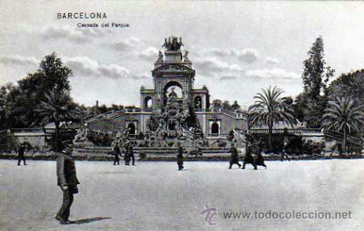 Postales: BARCELONA CASCADA DEL PARQUE - Foto 1