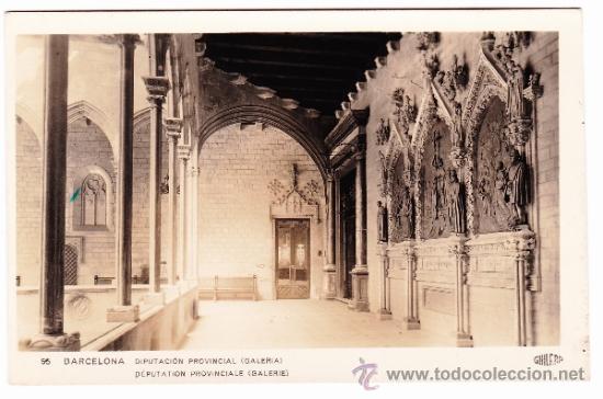 Cartoline: POSTAL - DIPUTACI&Oacute;N PROVINCIAL - GALERIA - 55 - BARCELONA - ESCRITA