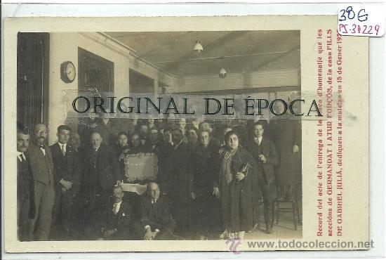Postcards: (PS-31229)POSTAL FOTOGRAFICA DE ???-CASA FILLS DE GABRIEL JULIA