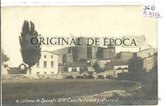 Postkarten: (PS-31226)POSTAL FOTOGRAFICA DE STA.COLOMA DE QUERALT-CASTILLO.VISTA POSTERIOR
