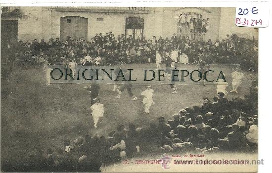 Postcards: (PS-31279)POSTAL DE SENTMANAT-DANSANT LO TIPIC BALL DE GITANAS