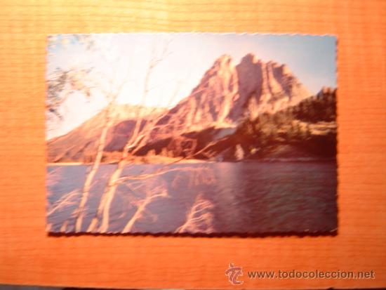 Postales: POSTAL PIRINEOS DE LERIDA EL PALLARS VALLE DE ESPOT LAGO SAN MAURICIO PARQUE NATURAL CIRCULADA