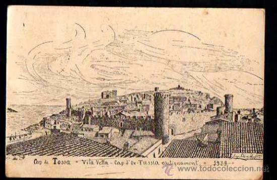 Postales: Postal de Tossa.  Circulada 1935 - Foto 1