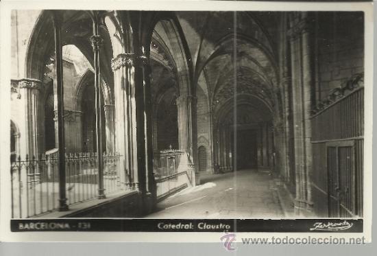Postales: BARCELONA CLAUSTRO CATEDRAL SIN ESCRIBIR - Foto 1