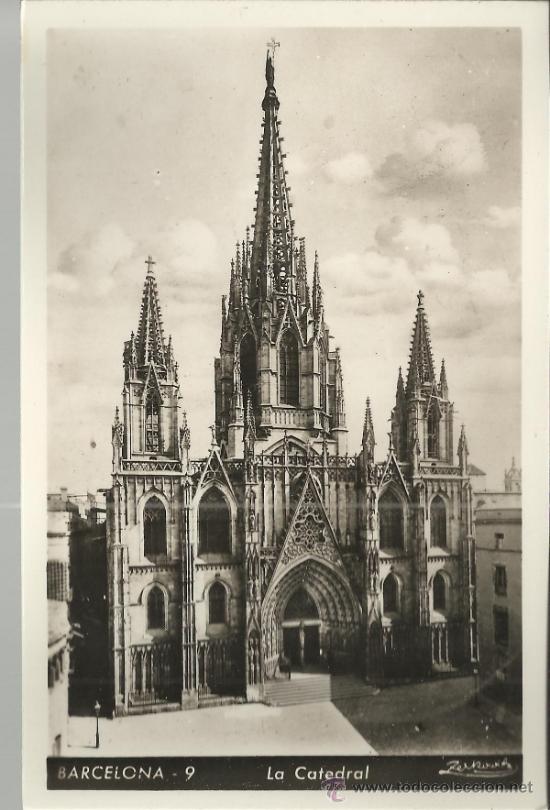 Postales: BARCELONA CATEDRAL SIN ESCRIBIR - Foto 1
