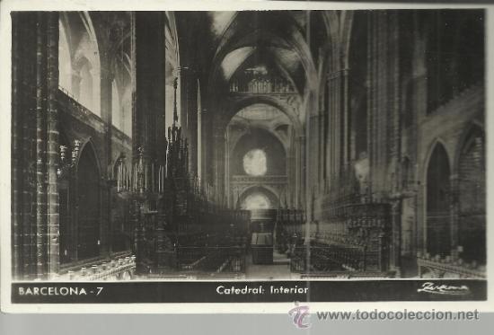 Postales: BARCELONA CATEDRAL SIN ESCRIBIR - Foto 1
