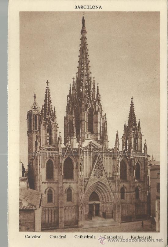 Postales: BARCELONA CATEDRAL SIN ESCRIBIR - Foto 1