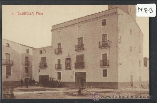 Postales: VILABELLA - 4 - PLA&Ccedil;A  -THOMAS - (14.843) - Foto 1