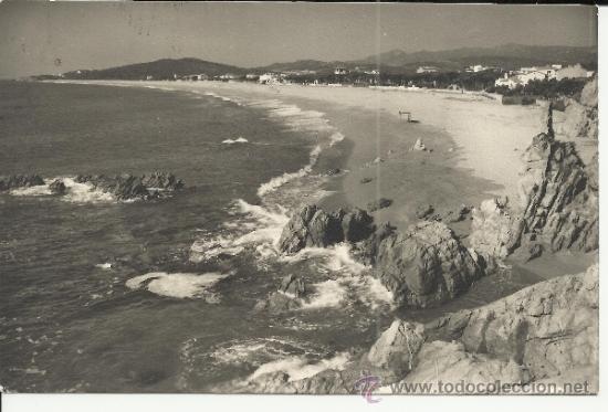 Postales: PLAYA DE ARO GERONA ESCRITA - Foto 1